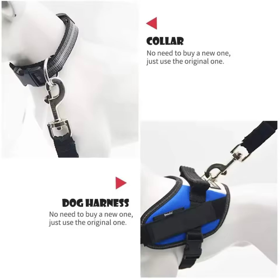 Doggy Drive™ Adjustable Dog Car Seatbelt